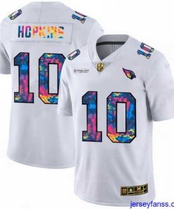 Outstanding Arizona Cardinals 10 DeAndre Hopkins White Nike Multi Color 2020 NFL Crucial Catch Limited NFL Jersey