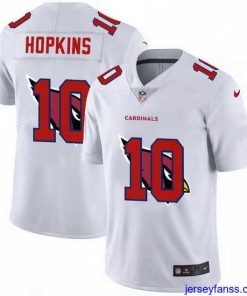 Fantastic Arizona Cardinals 10 DeAndre Hopkins White Nike Team Logo Dual Overlap Limited NFL Jersey
