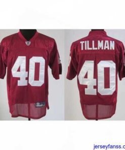 Premium Arizona Cardinals 40 Tillman red Throwback Jerseys