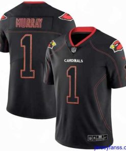 Impressive Cardinals 1 Kyler Murray Lights Out Black Stitched Football Limited Rush Jersey