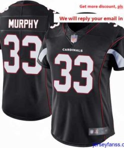 Premium Cardinals 33 Byron Murphy Black Alternate Stitched Football Vapor Untouchable Limited Jersey