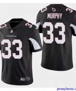 Outstanding Cardinals 33 Byron Murphy Black Alternate Stitched Football Vapor Untouchable Limited Jersey