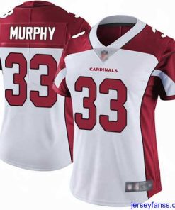 Amazing Cardinals 33 Byron Murphy White Stitched Football Vapor Untouchable Limited Jersey