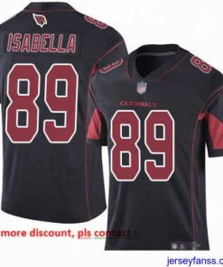 Gorgeous Cardinals 89 Andy Isabella Black Stitched Football Limited Rush Jersey