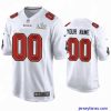 Outstanding Custom Buccaneers White Super Bowl Lv Game Fashion Jersey