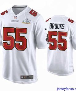 Outstanding Derrick Brooks Buccaneers White Super Bowl Lv Game Fashion Jersey