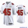 Amazing Devin White Buccaneers White Super Bowl Lv Game Fashion Jersey