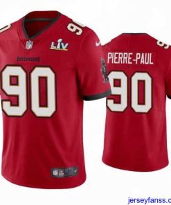 Premium Jason Pierre Paul Buccaneers Red Super Bowl Lv Vapor Limited Jersey