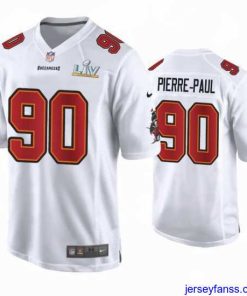 Premium Jason Pierre Paul Buccaneers White Super Bowl Lv Game Fashion Jersey
