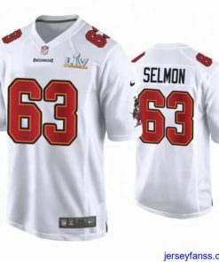 Exclusive Lee Roy Selmon Buccaneers White Super Bowl Lv Game Fashion Jersey