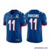 Exclusive 2022 NFL Pro Bowl Dallas Cowboys #11 Micah Parsons NFC Blue Jersey