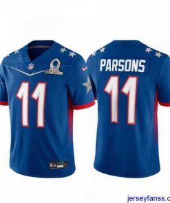 Exclusive 2022 NFL Pro Bowl Dallas Cowboys #11 Micah Parsons NFC Blue Jersey