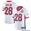 Amazing 2022 NFL Pro Bowl Indiana Colts 28 Jonathan Taylor AFC White Jersey