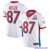 Impressive 2022 NFL Pro Bowl Kansas City Chiefs 87 Travis Kelce AFC White Jersey