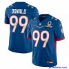 Stylish 2022 NFL Pro Bowl Los Angeles Rams 99 Aaron Donald NFC Blue Jersey