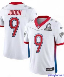 Outstanding 2022 NFL Pro Bowl New England Patriots 9 Matthew Judon AFC White Jersey