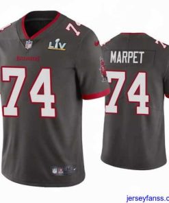 Stylish Ali Marpet Buccaneers Pewter Super Bowl Lv Vapor Limited Jersey