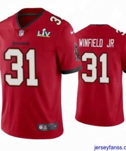 Gorgeous Antoine Winfield Jr. Buccaneers Red Super Bowl Lv Vapor Limited Jersey