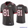 Outstanding Antonio Brown Buccaneers Pewter Super Bowl Lv Vapor Limited Jersey