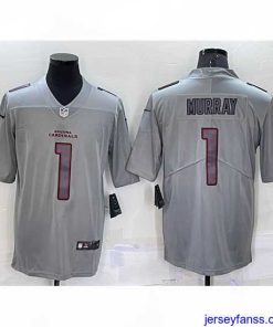 Exclusive Arizona Cardinals 1 Kyler Murray Grey Atmosphere Fashion Stitched Jersey