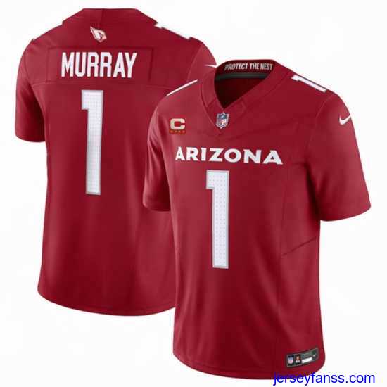 Impressive Arizona Cardinals 1 Kyler Murray Red 2023 F.U.S.E With 4 Star C Patch Vapor Untouchable F.U.S.E Limited Stitched Football Jersey
