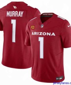 Gorgeous Arizona Cardinals 1 Kyler Murray Red 2024 F.U.S.E  With 4 Star C Patch Vapor Untouchable Limited Stitched Football Jersey