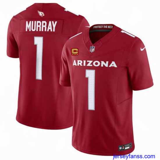 Gorgeous Arizona Cardinals 1 Kyler Murray Red 2024 F.U.S.E With 4 Star C Patch Vapor Untouchable Limited Stitched Football Jersey