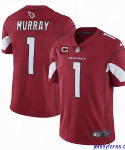 Impressive Arizona Cardinals #1 Kyler Murray Red 3-star C Patch apor Untouchable Limited Stitched NFL Jersey