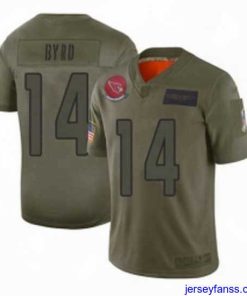 Fantastic Arizona Cardinals 14 Damiere Byrd Limited Camo 2019 Salute to Service Football Jersey
