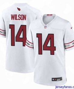 Amazing Arizona Cardinals 14 Michael Wilson White Stitched Football Game Jersey