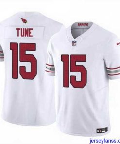 Stylish Arizona Cardinals 15 Clayton Tune White 2023 F.U.S.E  Vapor Untouchable Limited Stitched Football Jersey