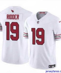Fantastic Arizona Cardinals 19 Desmond Ridder White 2023 F.U.S.E  Vapor Untouchable Limited Stitched Football Jersey
