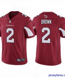 Impressive Arizona Cardinals 2 Marquise Brown Red Vapor Untouchable Limited Stitched Jersey
