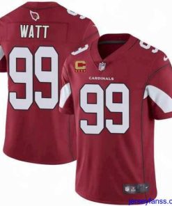 Amazing Arizona Cardinals 2022 #99 J.J. Watt Red With 4-star C Patch Vapor Untouchable Limited Stitched NFL Jersey