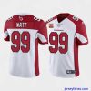 Exclusive Arizona Cardinals 2022 #99 J.J. Watt White With 4-star C Patch Vapor Untouchable Limited Stitched NFL Jersey