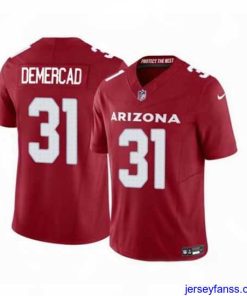 Exclusive Arizona Cardinals 31 Emari Demercado Red 2023 F.U.S.E  Vapor Untouchable Limited Stitched Football Jersey