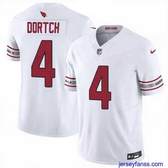Outstanding Arizona Cardinals 4 Greg Dortch White 2024 F.U.S.E Vapor Untouchable Limited Stitched Football Jersey