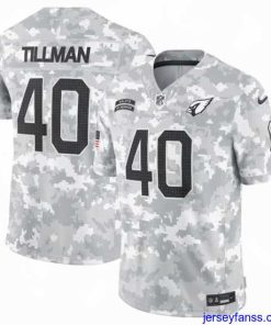 Amazing Arizona Cardinals 40 Pat Tillman 2024 Arctic Camo Salute To Service Limited Stitched Football Jersey