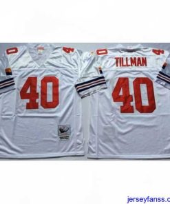 Amazing Arizona Cardinals 40 Pat Tillman White M&N Throwback Jersey