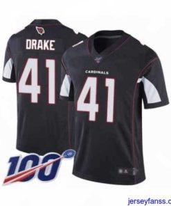 Outstanding Arizona Cardinals #41 Kenyan Drake Black Alternate Vapor Untouchable Limited Player 100th Season Football Jersey