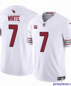 Exclusive Arizona Cardinals 7 Kyzir White White 2024 F.U.S.E  With 2 Star C Patch Vapor Untouchable Limited Stitched Football Jersey