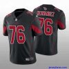 Stylish Arizona Cardinals 76 Will Hernandez Black Color Rush Stitched Football Jersey
