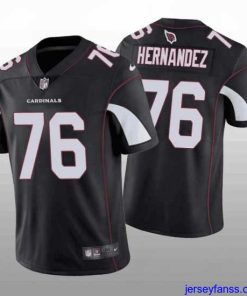 Outstanding Arizona Cardinals 76 Will Hernandez Black Vapor Untouchable Stitched Football Jersey