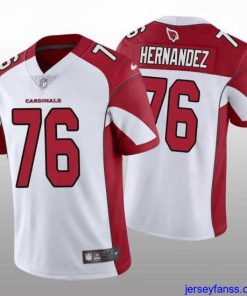 Outstanding Arizona Cardinals 76 Will Hernandez White Red Vapor Untouchable Stitched Football Jersey