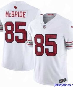 Stylish Arizona Cardinals 85 Trey McBride White 2024 F.U.S.E  Vapor Untouchable Limited Stitched Jersey