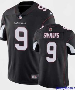 Outstanding Arizona Cardinals 9 Isaiah Simmons Black Vapor Untouchable Limited Stitched Jersey