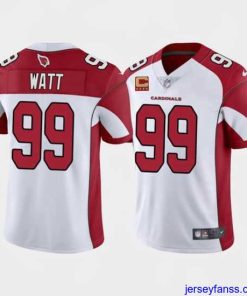 Amazing Arizona Cardinals 99 J J  Watt 2022 White With 4 Star C Patch Vapor Untouchable Limited Stitched Jersey