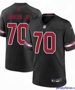Impressive Arizona Cardinals Paris Johnson #70 Black 2024 F.U.S.E Vapor Untouchable Limited Stitched