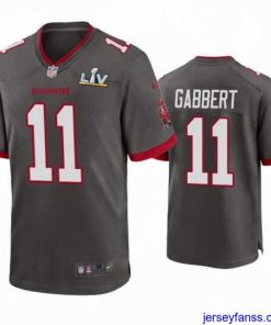 Stylish Blaine Gabbert Buccaneers Pewter Super Bowl Lv Game Jersey