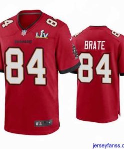 Exclusive Cameron Brate Buccaneers Red Super Bowl Lv Game Jersey